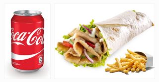 Durum + patatas fritas + bebida