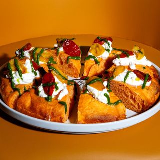 Margherita 2.0 con impasto al pomodoro