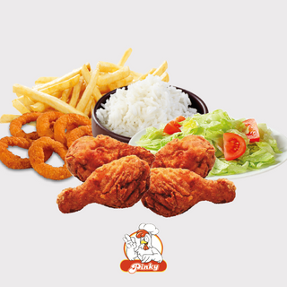 Menú dos Piezas de pollo