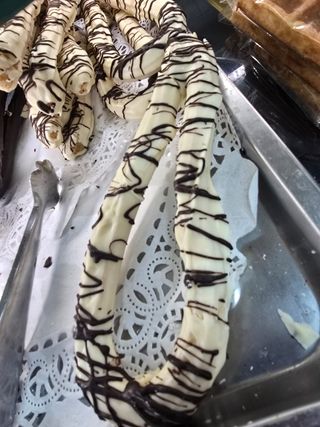 Churro Con Chocolate Blanco 1 Ud.