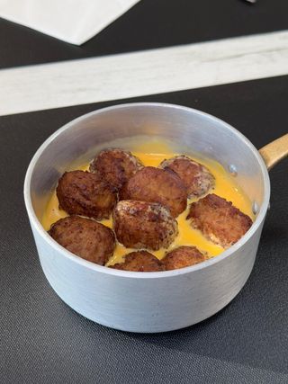 Polpette and cheese