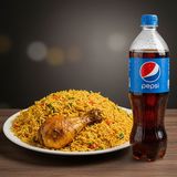 Pilau Chicken (Large) + Soda