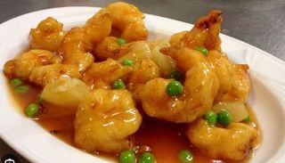 53 Gamberi in salsa agrodolce 