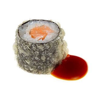 16B. Tempura Maki Salmón(8p)