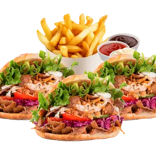 Oferta 3 Kebabs