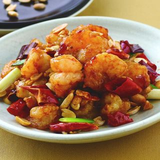 Gamberi in salsa piccante