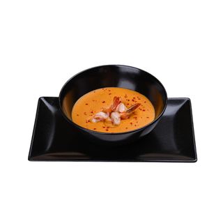 Крем-суп із сочевиці з креветками (275г)