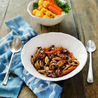 192. Миди и зеленчуци (700г)