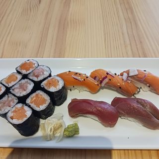 Sushi salmón y atún (14p.)