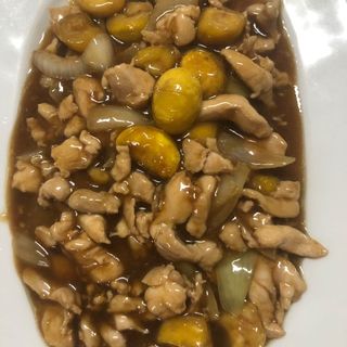 Galinha com castanhas