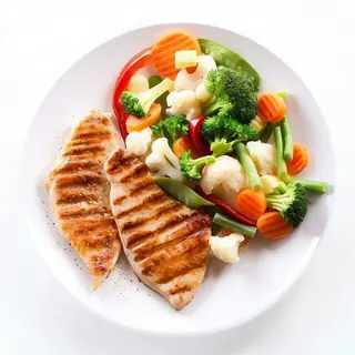 57. Pollo Con Verduras