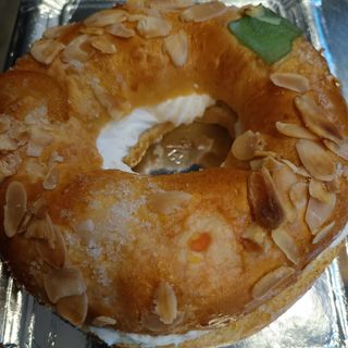 Roscón pequeño nata