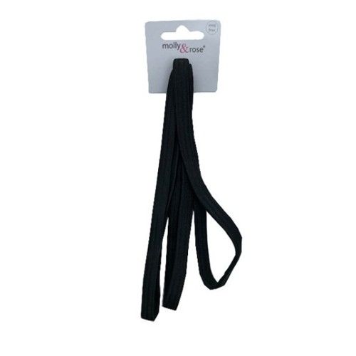 Molly & Rose Fs Long Elastics Black 3Pcs 5937