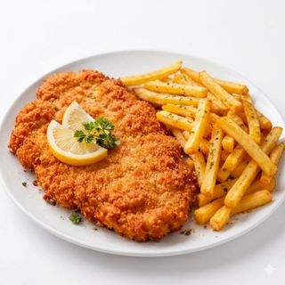 Schnitzel + Fries