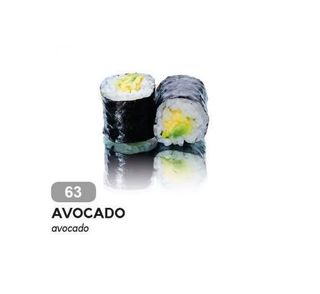 63. Hosomaki avocado