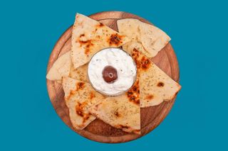 Pita con tzatziki