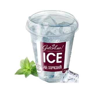 Лід харчовий Gel Amo Кубик стакан 150г