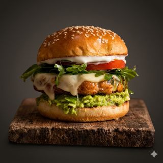 Cheese Burger Et Frite