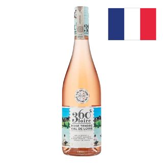 Вино 360 Val De Loire Rose Рожеве Напівсухе 0,75л