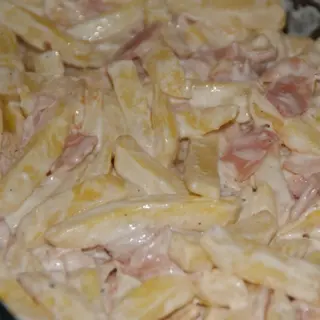 Patatas Mimosa (Beicon Y Nata)