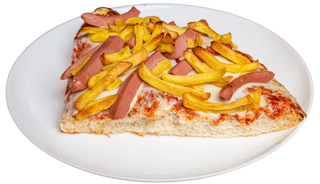 Würstel e patatine - una persona