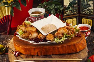 F16-შემწვარი ქათმის ფრთები ,,პეკინურად’’