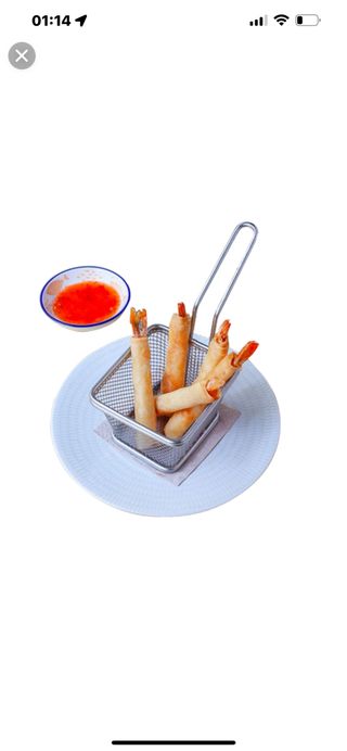 E18. Rollitos De Gambas (5 Pzs.)