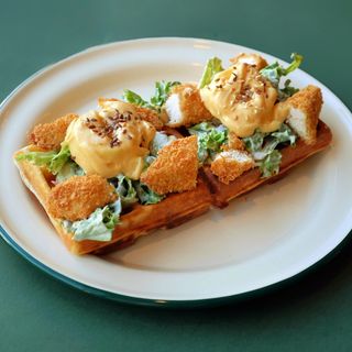 Вафлі з курчам діп фрай