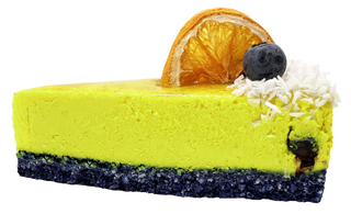 Felie tort vegan citrus