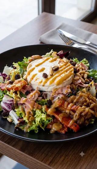 Ensalada Templada De Queso De Cabra
