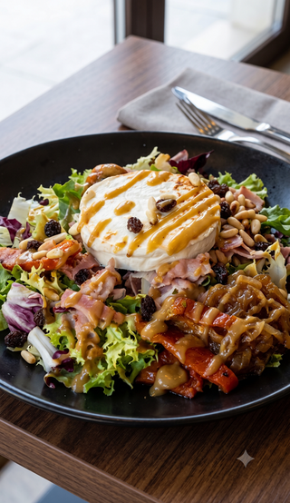 Ensalada Templada De Queso De Cabra