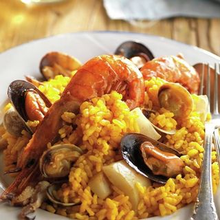 Paella de marisco