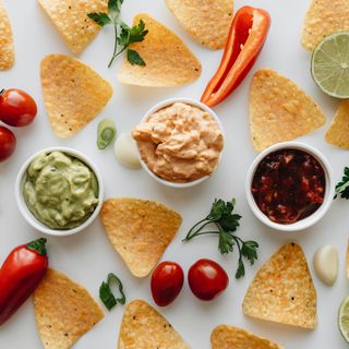 Nachos Con Bacon Y Queso (Ración)