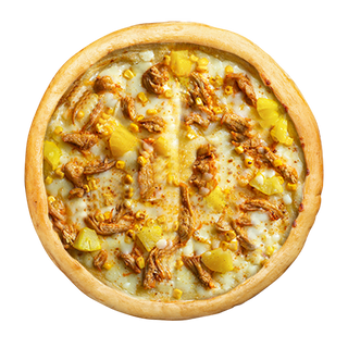 Піца з куркою і ананасом