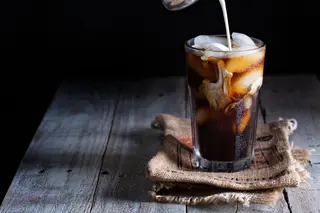 Frappè al caramello salato