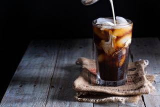 Frappè al caramello salato
