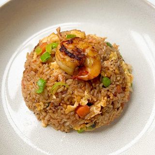 Shrimps and Chicken Rice