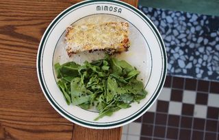 Лазанья з зеленим салатом (230г)