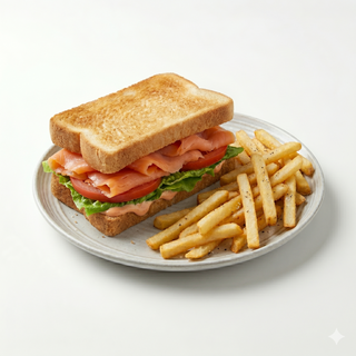 Sándwich Vegetal De Salmón