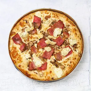 Carbonara Chicago pizza