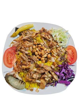 Pirinač sa shawarma mesom