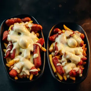 Salchipapas Con Pollo