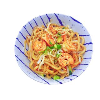 Udon De Gambas Y Verduras虾仁乌冬