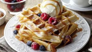Gaufre Aux Fruits Rouges