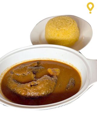 Attiéké  L'huile Rouge + Sauce Claire