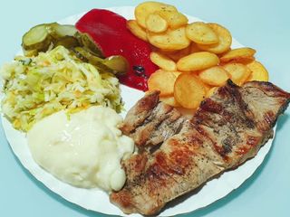 Muschiulet de porc la gratar