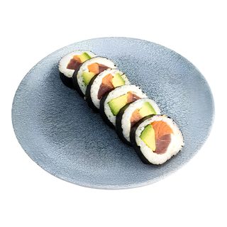Futomaki łosoś, tuńczyk, awokado 6szt.