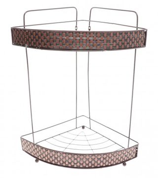 (192820) Polica ugaona za kupatilo smeđa 01210472