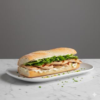 Bocadillo Pollo Lechuga Mayonesa