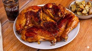 Menu pollo piccante, patate e bibita